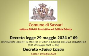 Decreto «Salva Casa» Slide Incontro del 19 luglio 2024