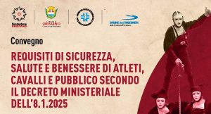 Convegno a Oristano: sicurezza, salute e benessere negli eventi equestri