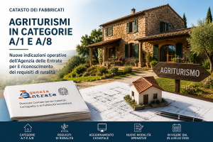Agriturismi in categoria A/1 e A/8: l’Agenzia delle Entrate chiarisce le modalità per il riconoscimento della ruralità