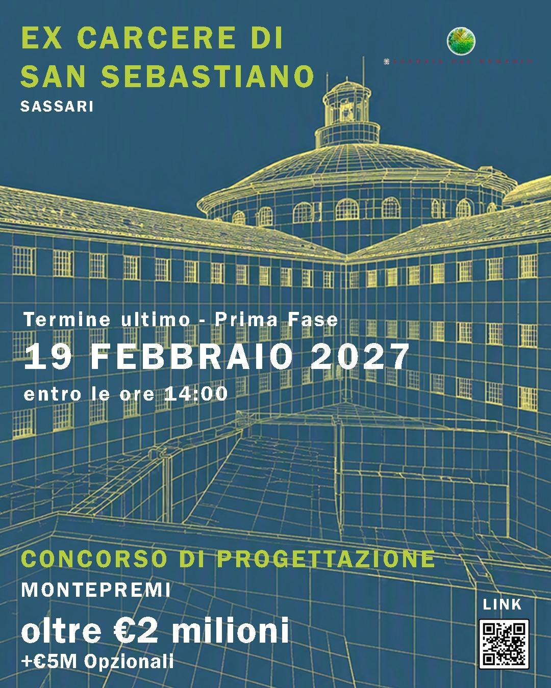 Ex carcere di San Sebastiano: al via il concorso di progettazione per il nuovo Polo Giudiziario di Sassari
